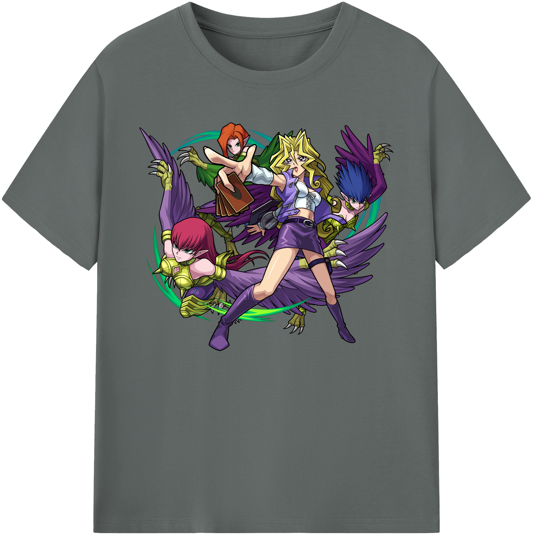 （画像用） 遊☆戯☆王 Yu-Gi-Oh! 綿100％ メンズ半袖Tシャツ｜肌触りやわらか＆通気性